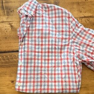 J. Crew Red and Blue Plaid Casual Button Down Shirt
